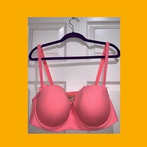 Coral Pink Bathing Suit Top